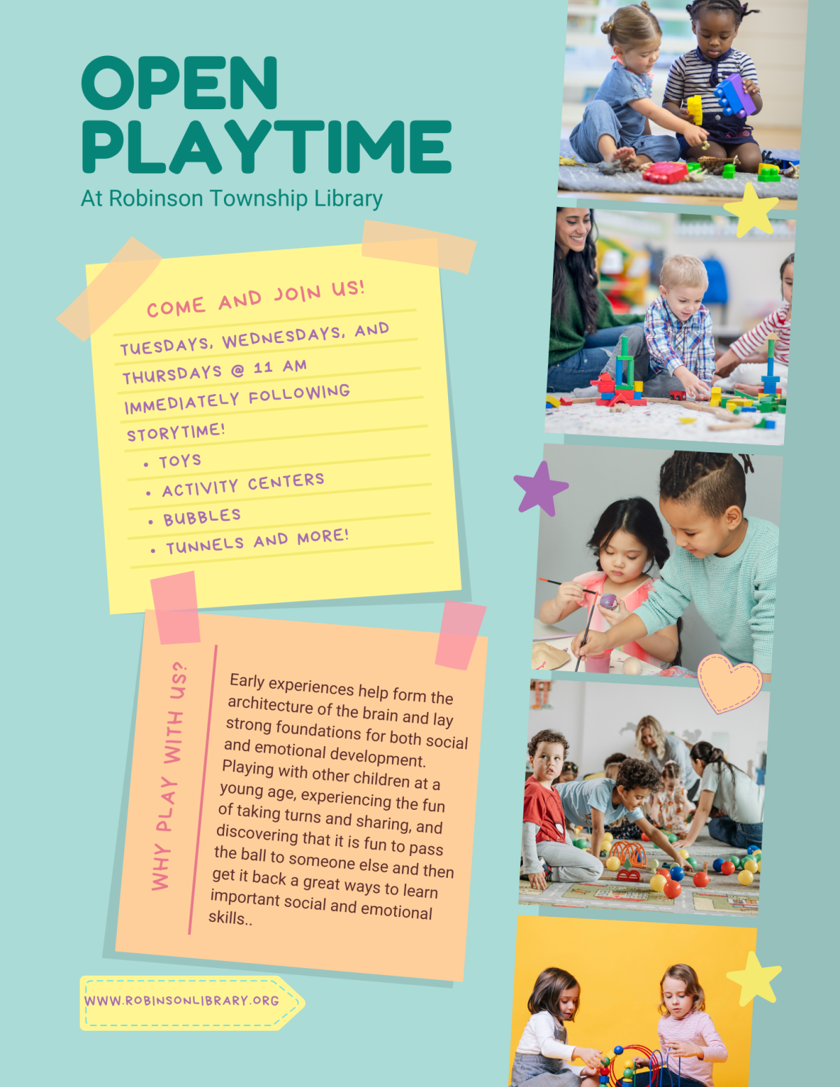 Open play information